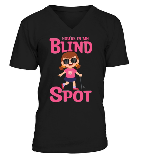 Blind Blindness Awareness Visually Impaired People V-Neck T-shirt