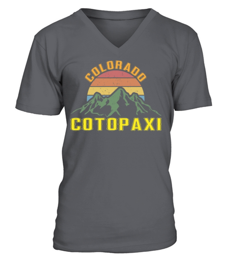 Colorado Cotopaxi Vintage Mountains Hiking Wildlif V-Neck T-shirt