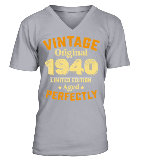 Limited Vintage Original 1940 Aged Edition V-Neck T-shirt