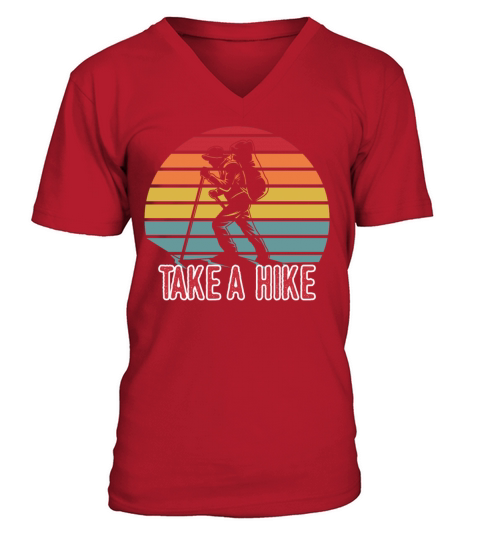 Take A Hike Vintage V-Neck T-shirt