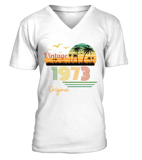 vintage original 1973 V-Neck T-shirt