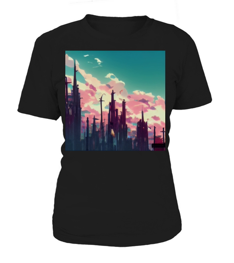 Aesthetic city sky Women's T-Shirt