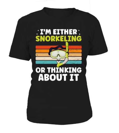 Funny Snorkeling Dive Design For Snorkeler Cool Women's T-Shirt