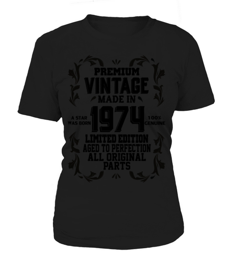 Premium Vintage 1974 Women's T-Shirt