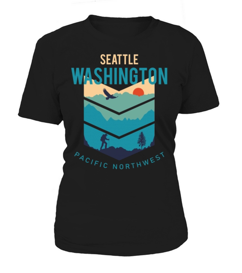 Seattle Washington Native Hometown Vintage Pacific Women's T-Shirt