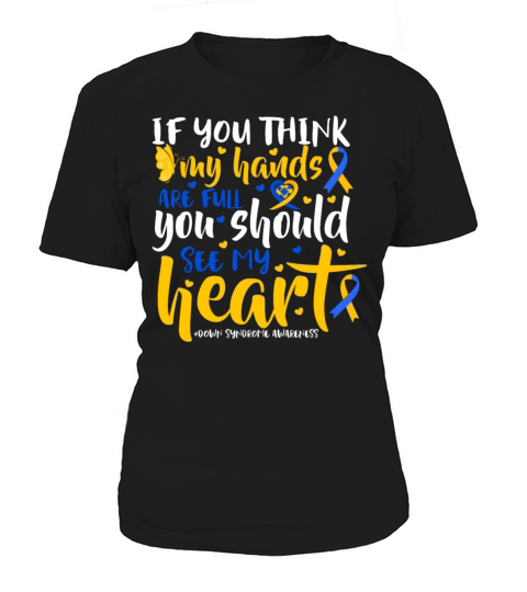 Teacher Mom Dad Love World Down Syndrome Day Men W Women's T-Shirt