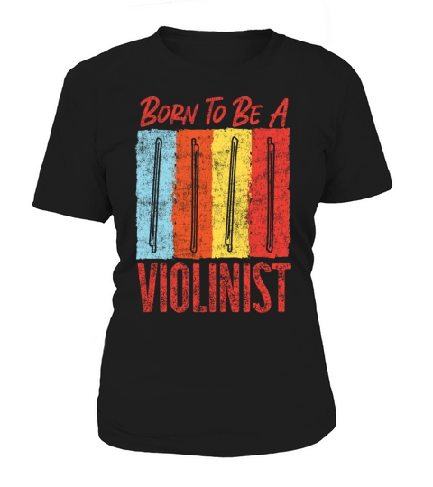 Violin Violinist Retro Vintage Women's T-Shirt