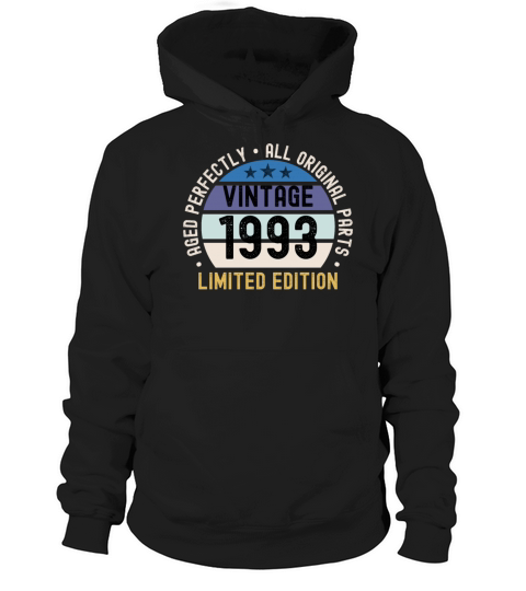 30th Birthday Vintage 1993 Hoodie Unisex