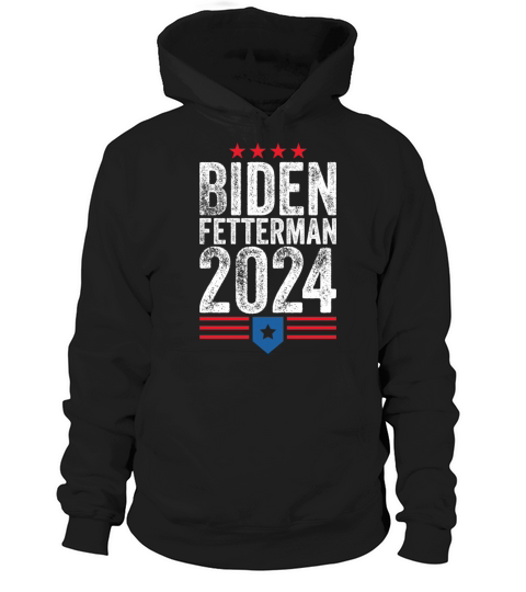 Biden Fetterman 2024 Vintage Hoodie Unisex