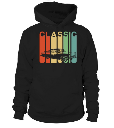 Classic Car American Automobile Vintage Car Gift Hoodie Unisex