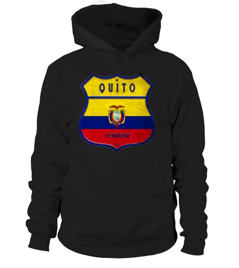 Quito Ecuador coat of arms flag design Hoodie Unisex