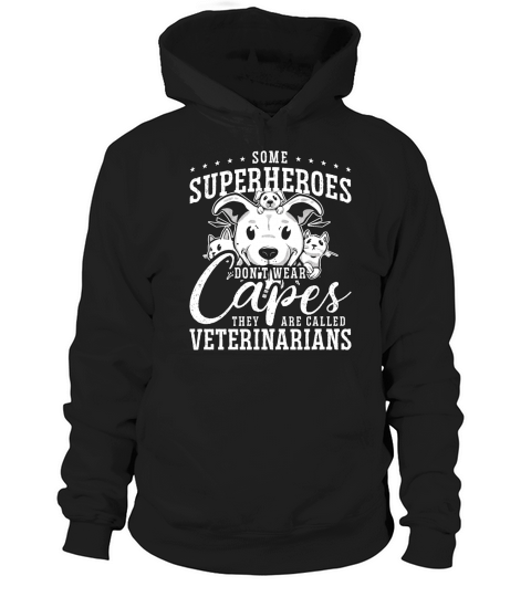 Veterinary Some Superheroes Dont Wear Vet Student Hoodie Unisex