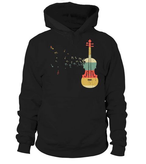 Violin Player Music Viola Lover Retro Vintage Hoodie Unisex