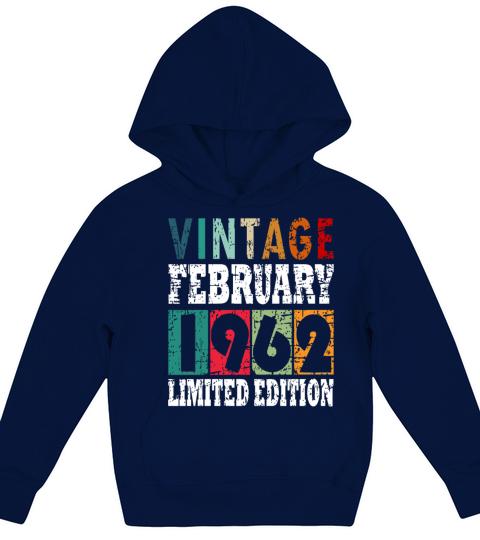 1962 February vintage Kids Hoodie