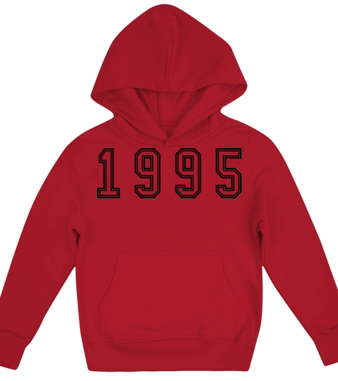 1995 Year Number Kids Hoodie