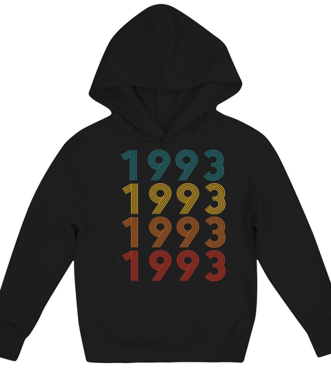 30th birthday vintage 1993 retro vintage style Kids Hoodie
