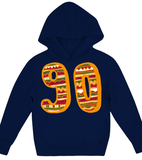 Anniversary Birthday day of honor gift Legends 90 Kids Hoodie