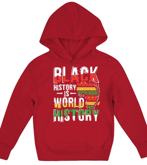 Black Histroy Month Gifts Prde African American Kids Hoodie