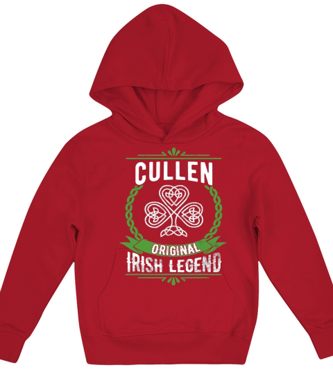 Cullen Name Irish Legend St. Patricks Day shirt Kids Hoodie