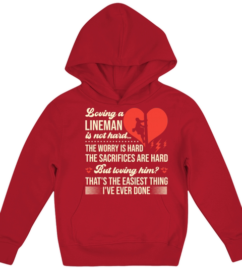 Electrical Linemans Wife Lineman Spouse Funny Kids Hoodie