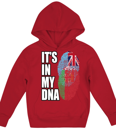 Fijian And Belarusian Mix Heritage DNA Flag Kids Hoodie