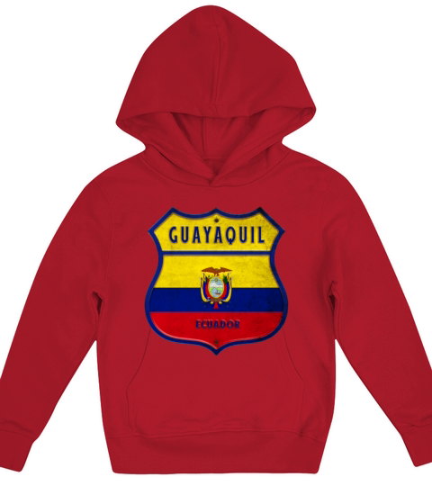 Guayaquil Ecuador coat of arms flag design Kids Hoodie