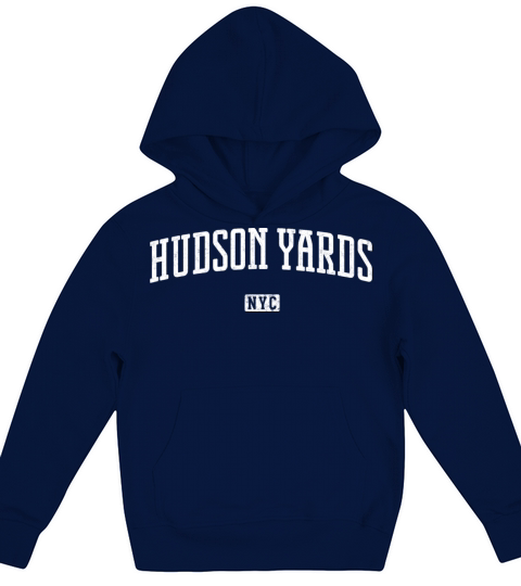 Hudson Yards New York City Vintage Kids Hoodie