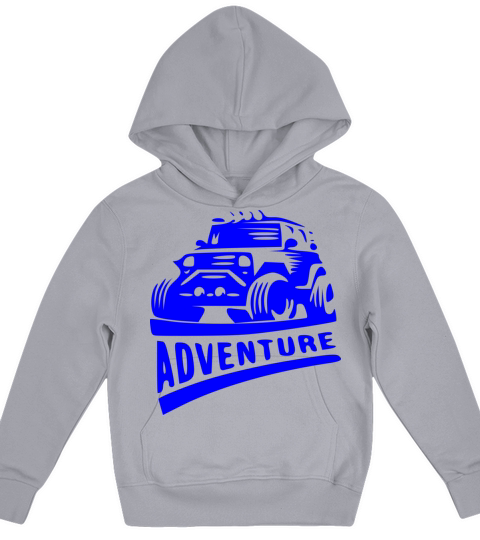 JEEP AVENTURE BLUE Kids Hoodie