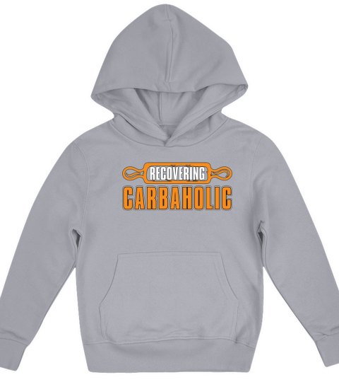 Low Carb Diet Recovering Carbaholic Healthy Living Kids Hoodie