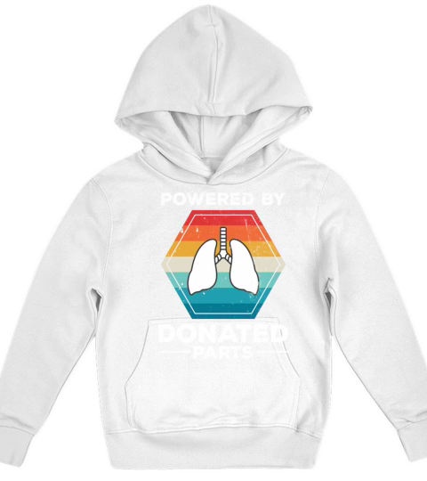 Powered Donor Lung Surviving Vintage Kids Hoodie