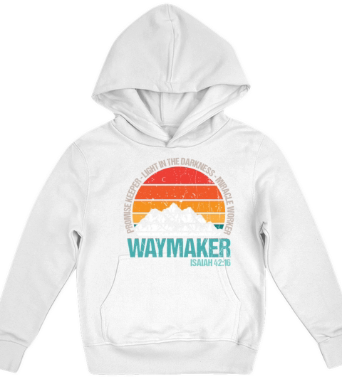 Waymaker Isaiah Promise Keeper Jesus Christian Quo Kids Hoodie