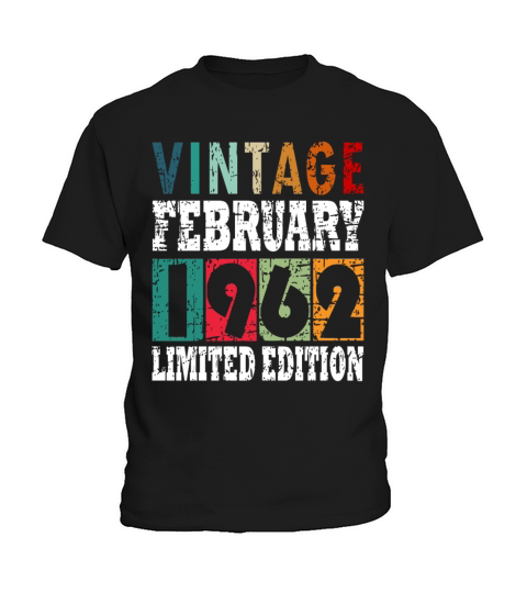 1962 February vintage Kids T-Shirt