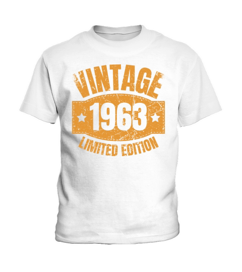 60 Years Vintage 1963 Retro 60th Birthday Kids T-Shirt