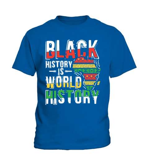 Black Histroy Month Gifts Prde African American Kids T-Shirt