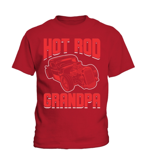 Boy Who Loves Hot Rod Cars Classic Car Kids T-Shirt