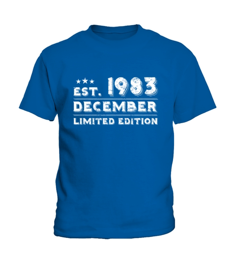 Est December 1983 - Birthday Present - Vintage Kids T-Shirt