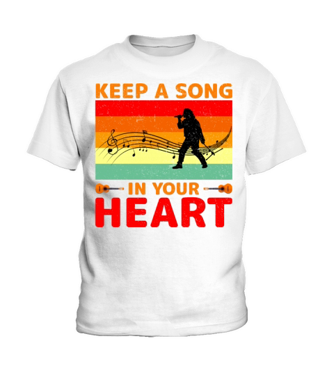 Keep a song in your heart Kids T-Shirt