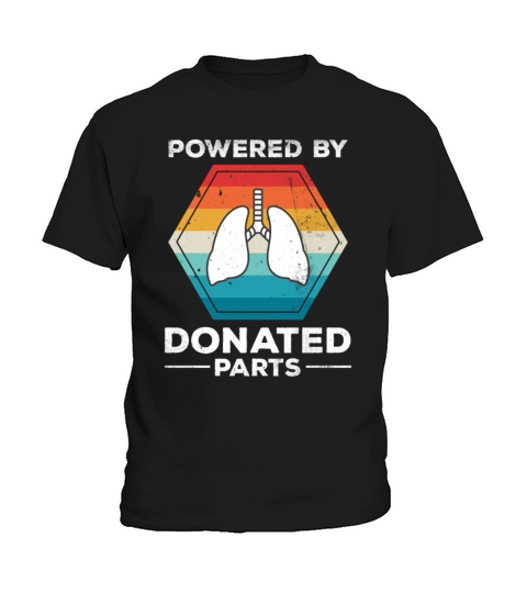 Powered Donor Lung Surviving Vintage Kids T-Shirt