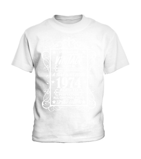 Premium Vintage 1974 Kids T-Shirt