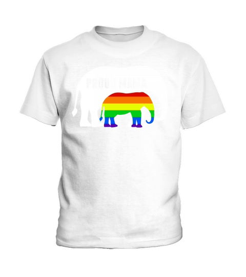 Proud Gay Pride Mom Kids T-Shirt