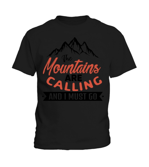 Vintage Mountains Climber Hiker Kids T-Shirt