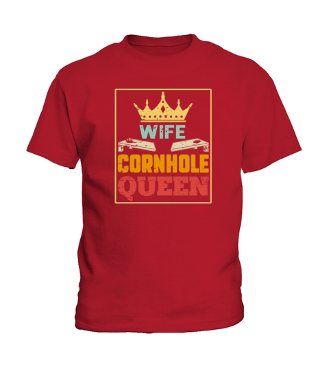 Wife Cornhole Queen Kids T-Shirt