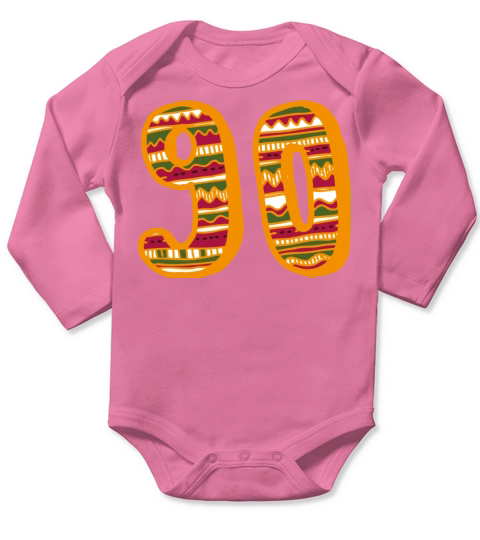 Anniversary Birthday day of honor gift Legends 90 Long Sleeve Baby One-Piece