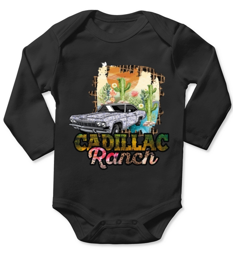 cadillac ranch Long Sleeve Baby One-Piece