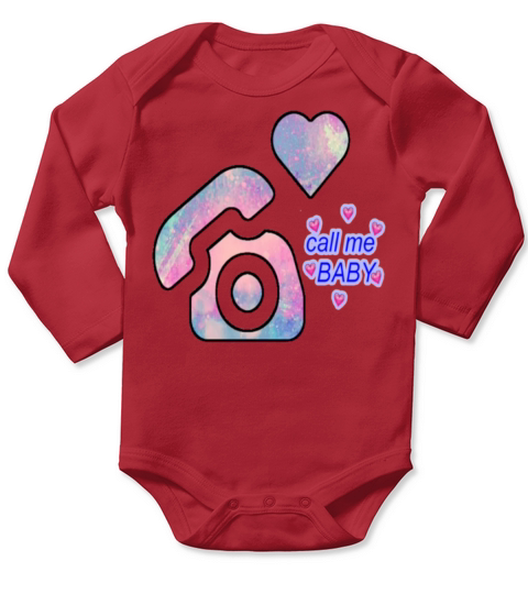 Call me baby please109 Long Sleeve Baby One-Piece