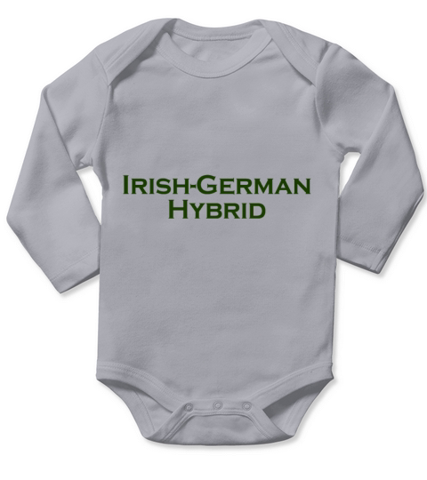 Irish-German hybrid Long Sleeve Baby One-Piece