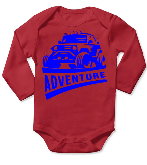 JEEP AVENTURE BLUE Long Sleeve Baby One-Piece