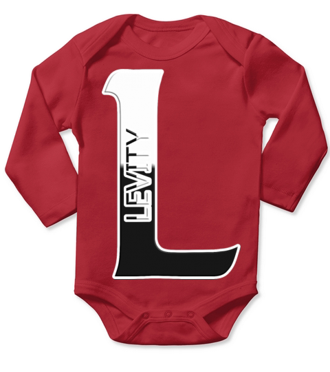 L alphabet levity Long Sleeve Baby One-Piece