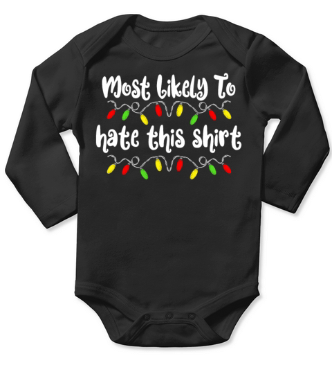 Most Likely To Organize All The Presents Christmas Long Sleeve Baby One-Piece