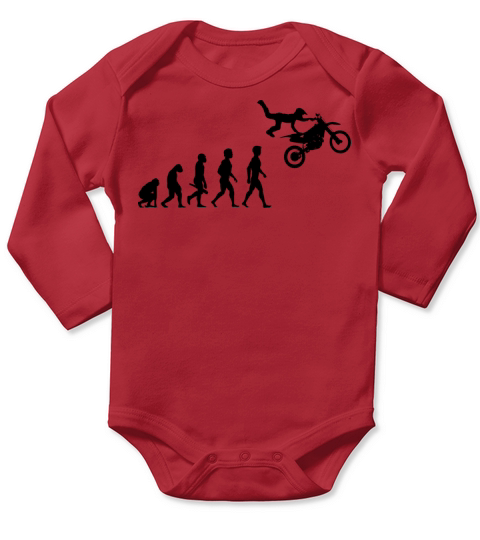 motorrad moped motorcycle motorbike evolution14 Long Sleeve Baby One-Piece